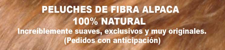 PELUCHES DE ALPACA
