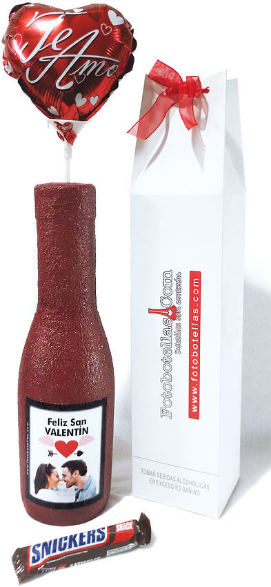 BOTELLA DECORATIVA PERSONALIZADA