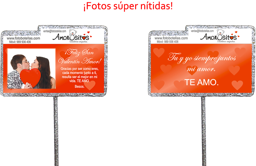 PALETAS MENSAJERAS FOTOBOTELLAS