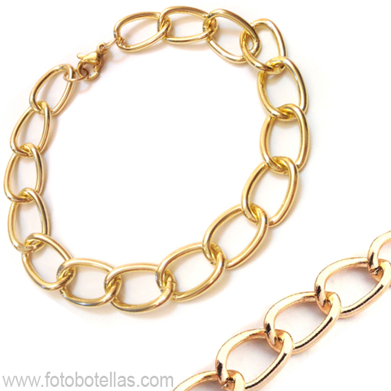 PULSERA DE ALUMINIO CON BROCHE DE ACERO.